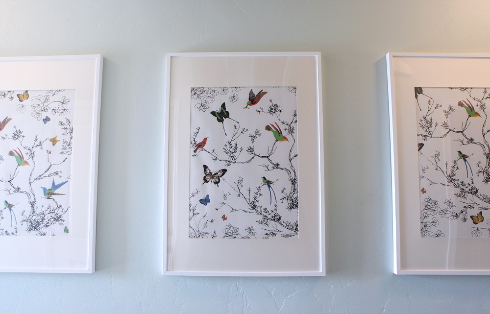 The wallpaper I chose is Schumachers Birds and Butterflies 1000x641