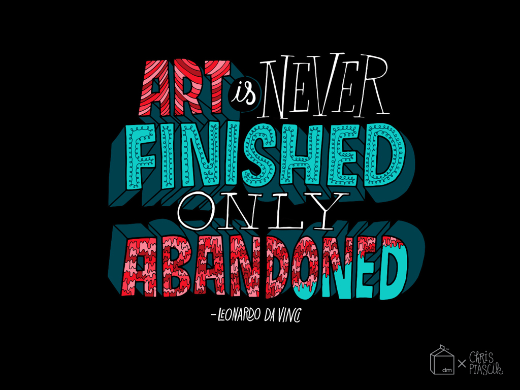 was so excited when Chris Piascik agreed to illustrate a quote for