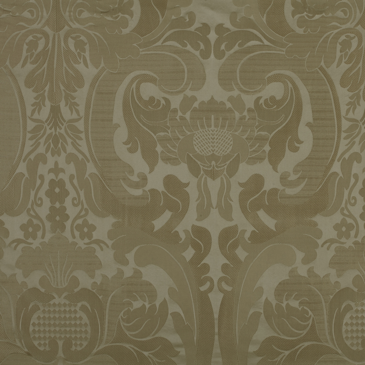 Large French Damask Pattern Name Colour Champagne
