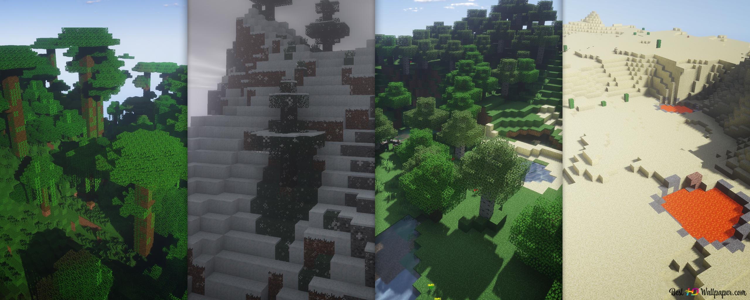 Minecraft Landscape 4k Wallpaper