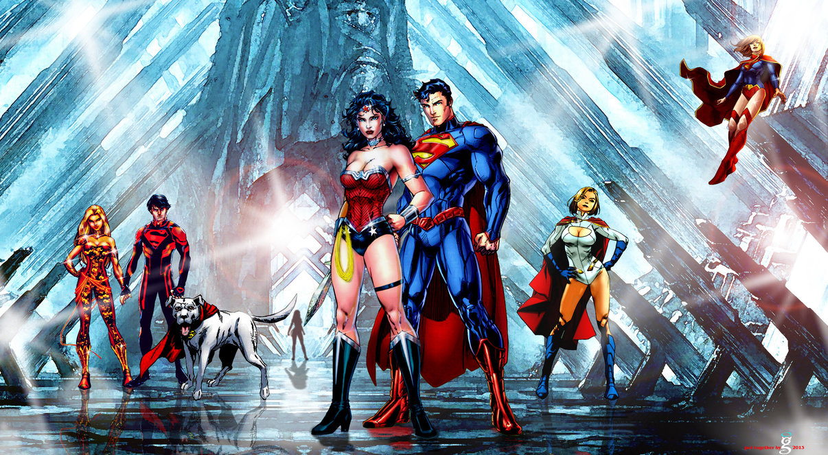 Superman And Wonder Woman Meeting At The Fortress By Godstaff On