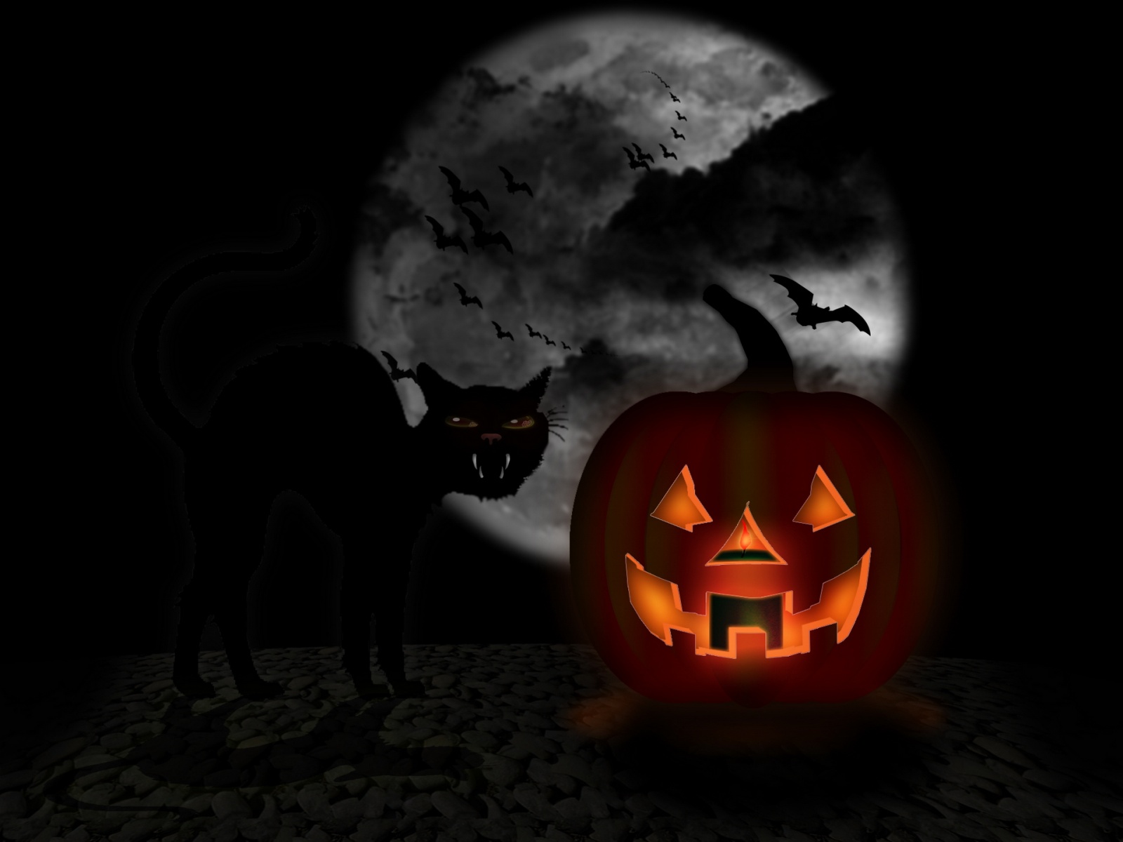 Scary Halloween Wallpaper HD Background