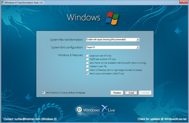 Windows Transformation Pack Xp Vista Software Library