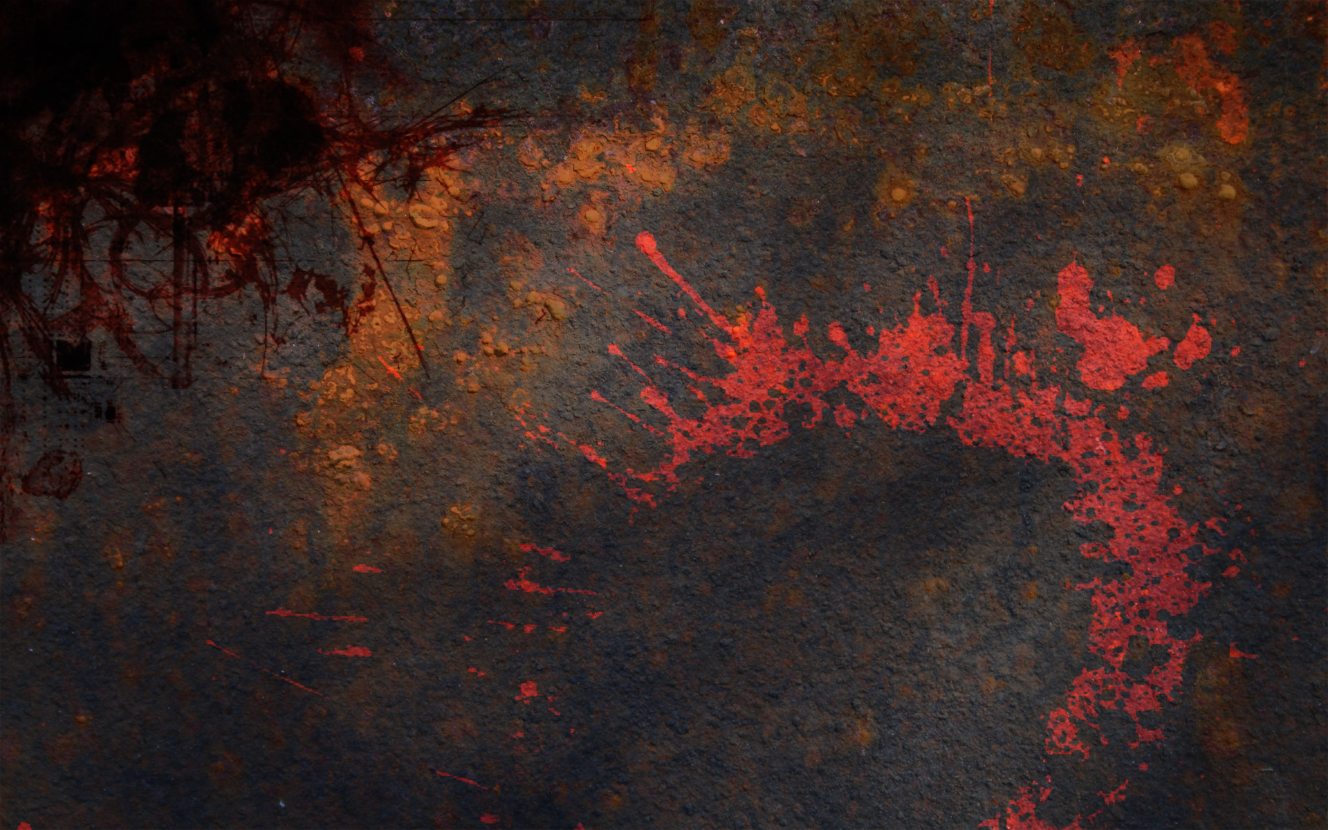 Red Grunge Wallpaper HD Metal