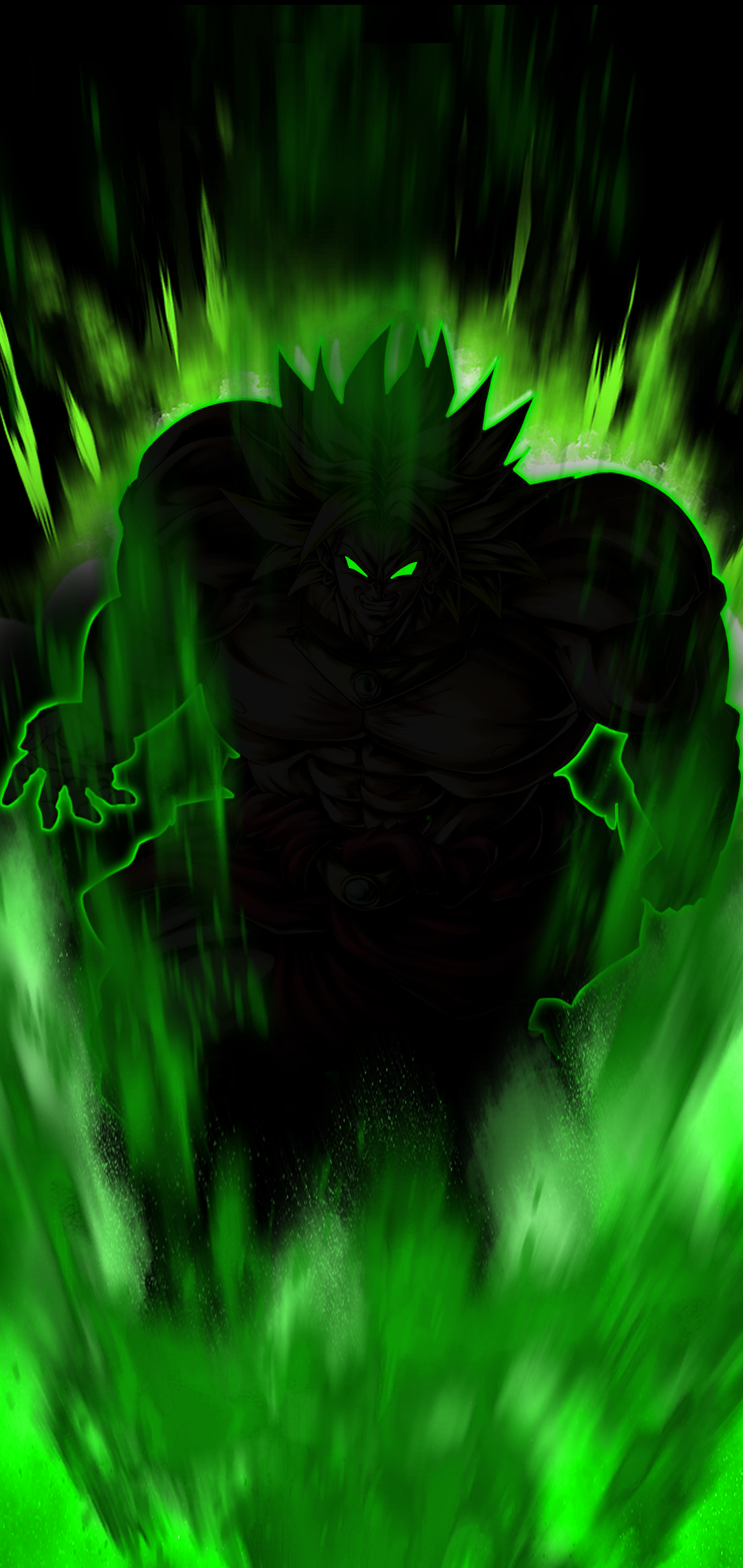 Broly Z Minimalist Contrast Wallpaper Sorry For The Delay Guys