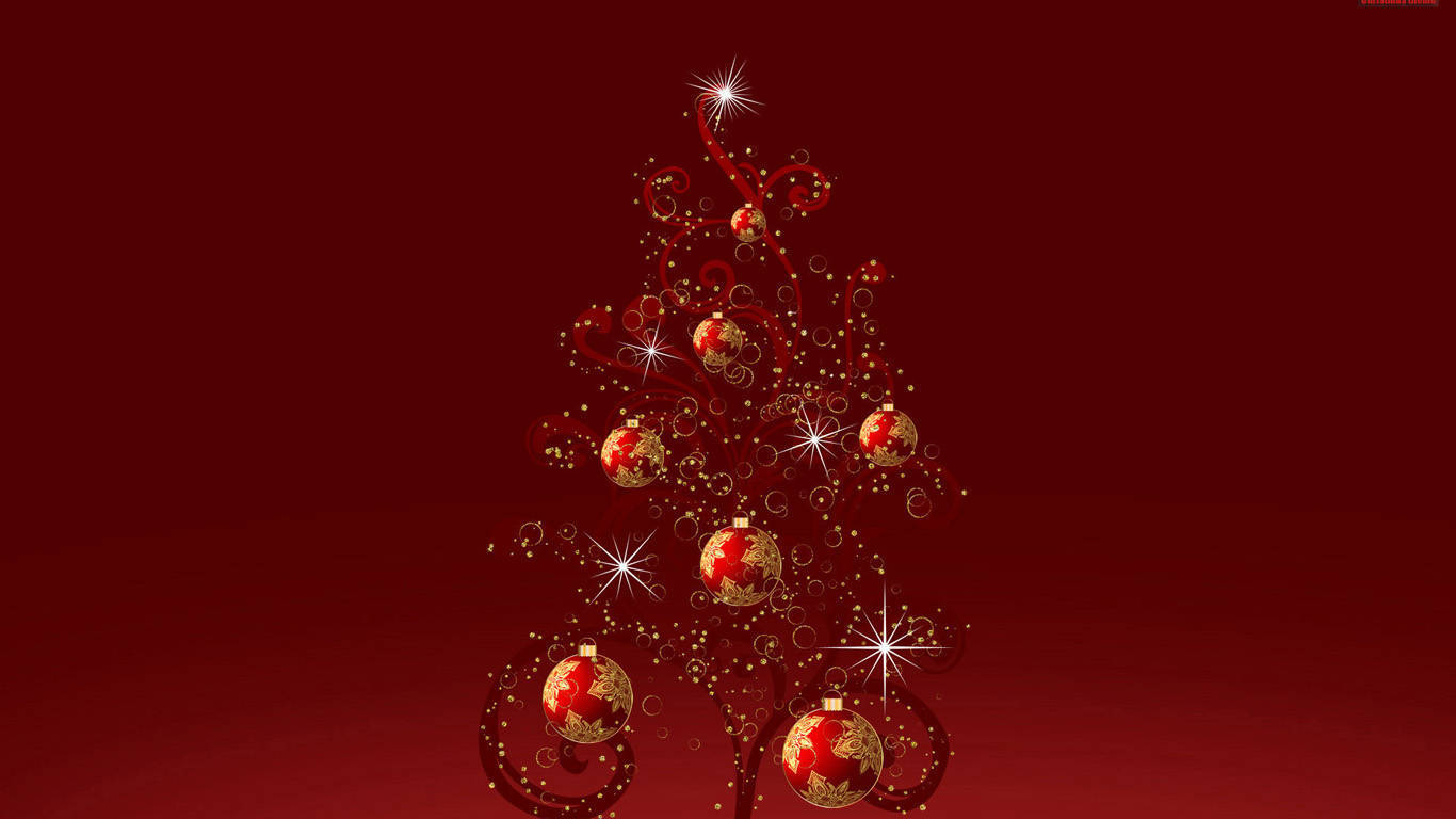 Christmas Theme Gifts Tree Wallpaper HD