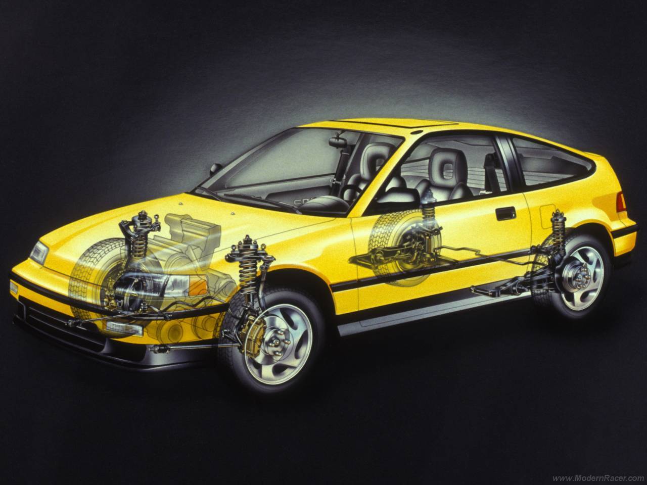 Honda Civic Crx Wallpaper And Background Image