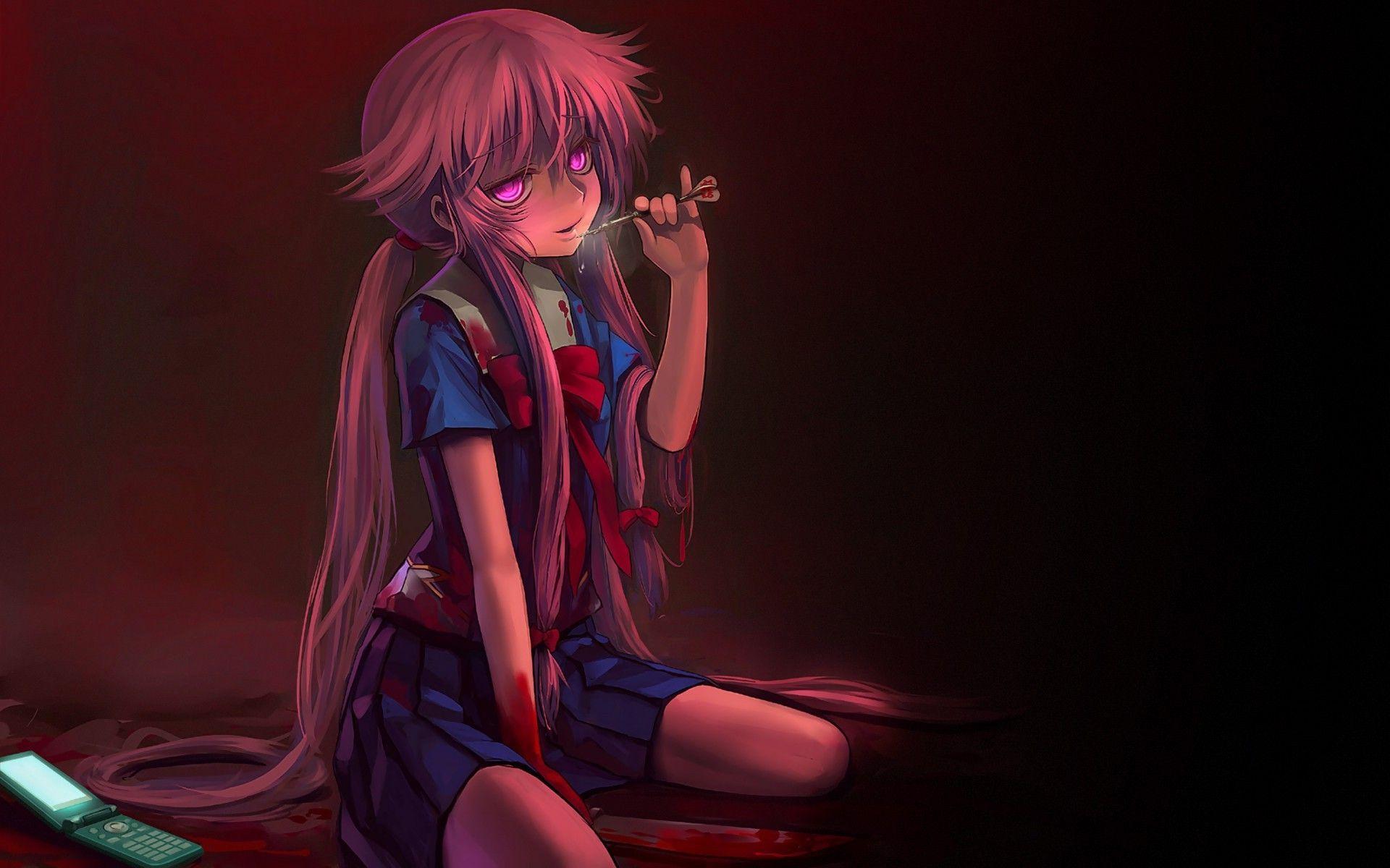 Yandere Anime Wallpaper Top Background