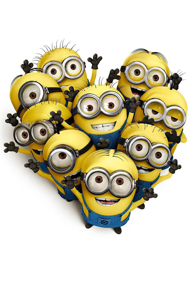 For iPhone Cartoons Wallpaper Despicable Minions