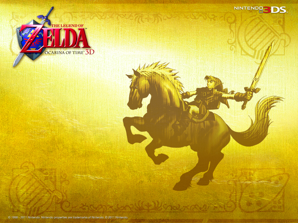 3ds Zelda Ocarina Of Time 3d Wallpaper Nintendofuse