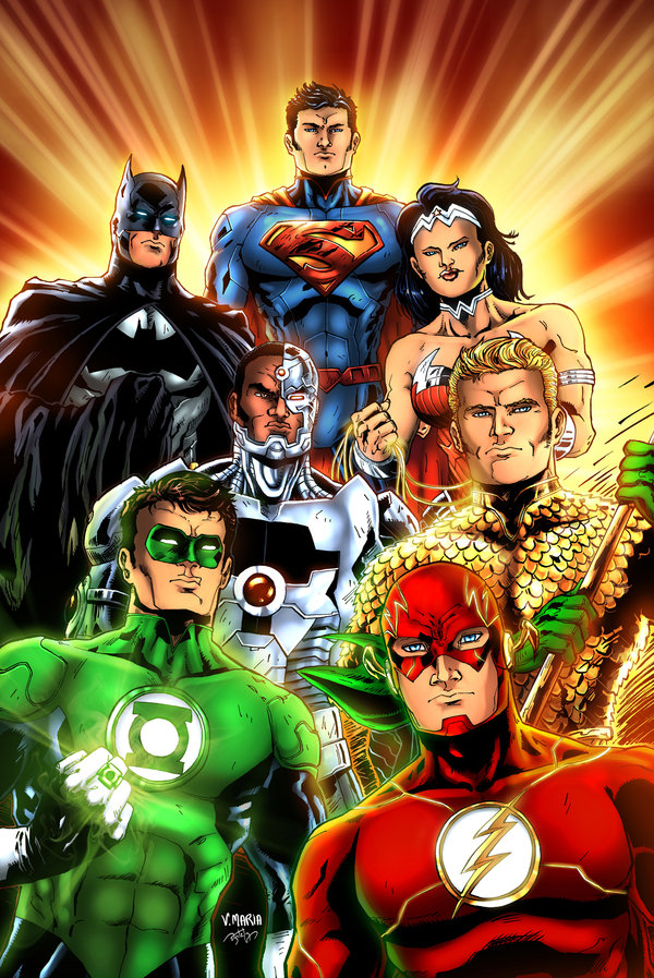 New Justice League Wallpaper Colors
