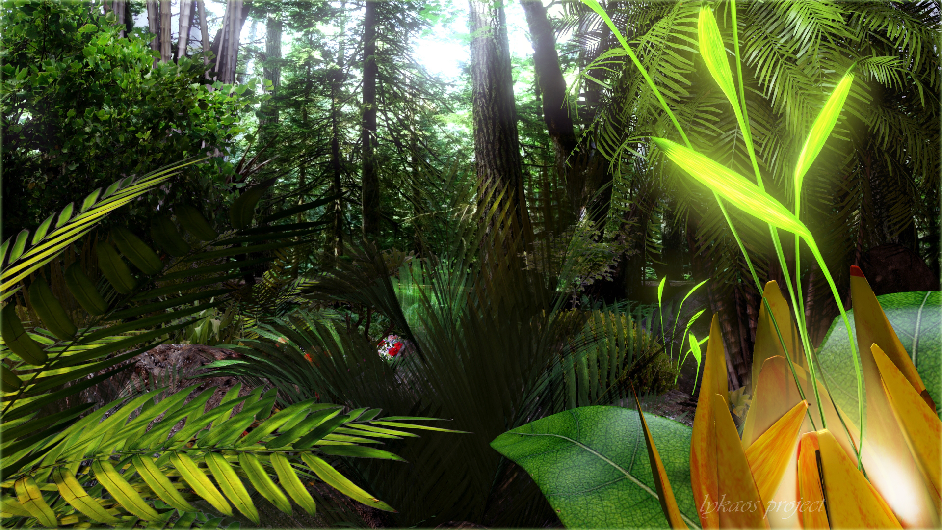 Scenic Forest Wallpaper HD Background Desktop