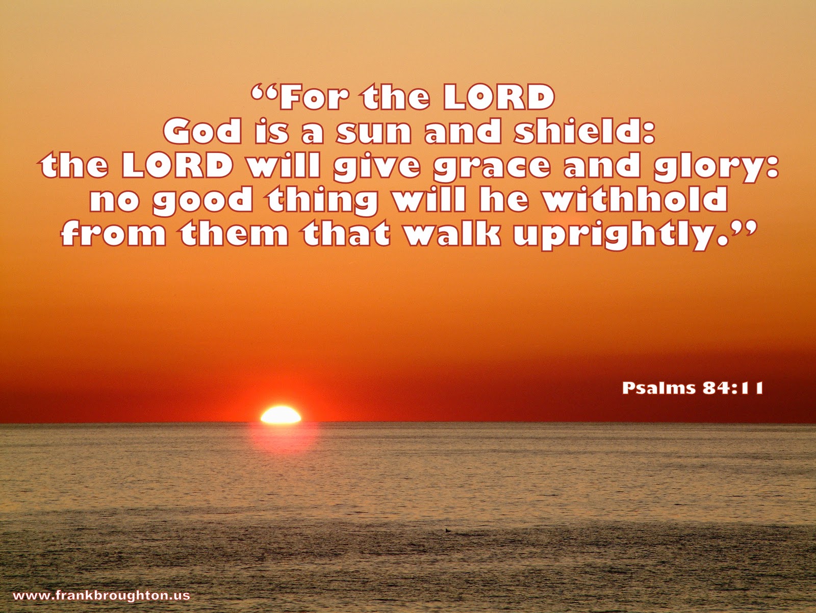 Psalms Sun And Shield Wallpaper Christian