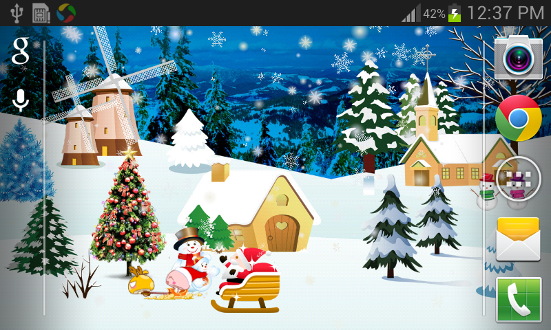 Free download Snow Google Themes Christmas Tree Snow Google Wallpapers ...