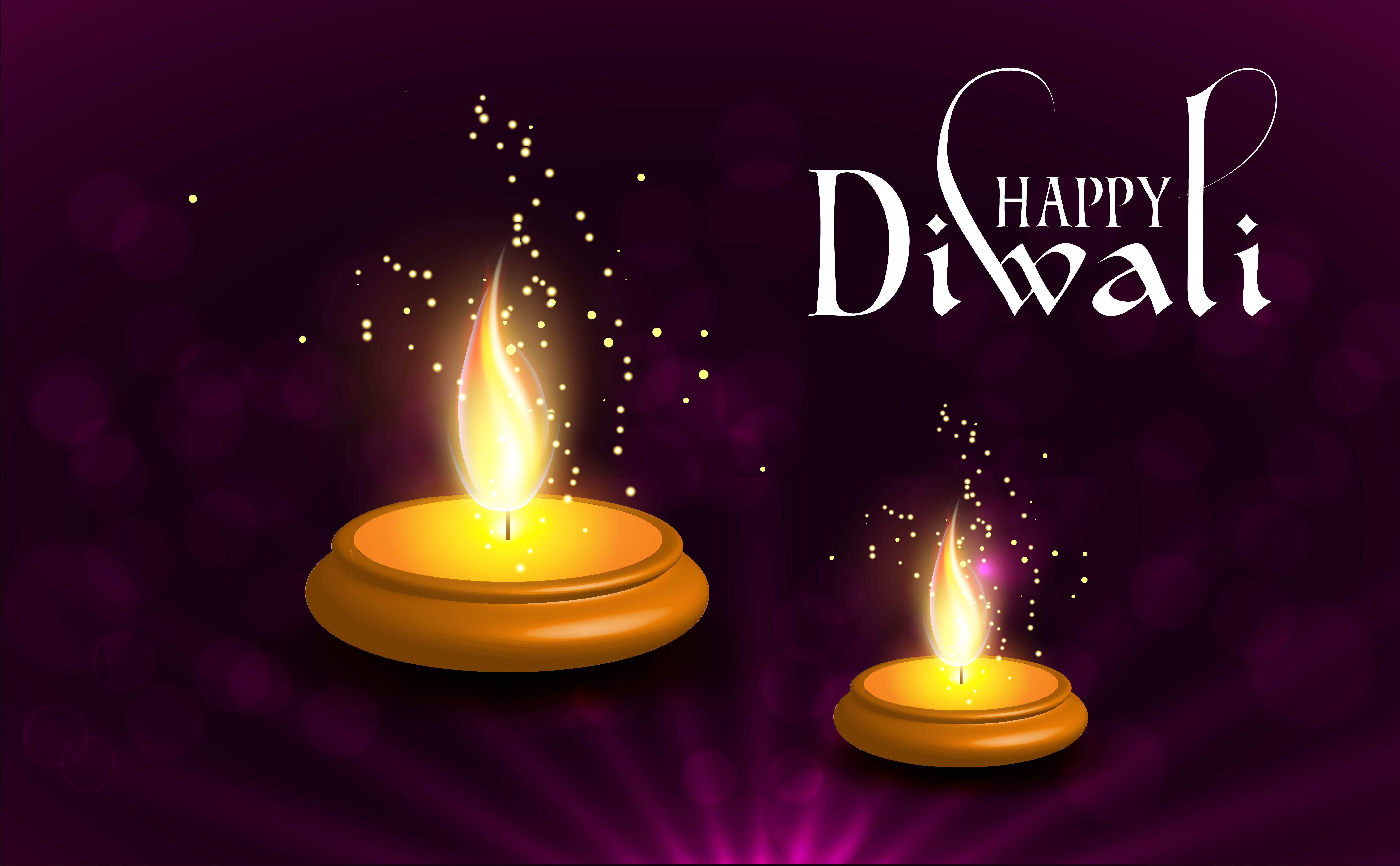 Happy Diwali Background Krishna In Wishes