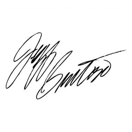 Jeff Burton Signature Vector Logo