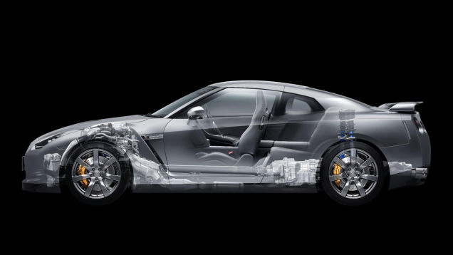 Your Ridiculously Cool Nissan Gt R Cutaway Wallpaper Is Here