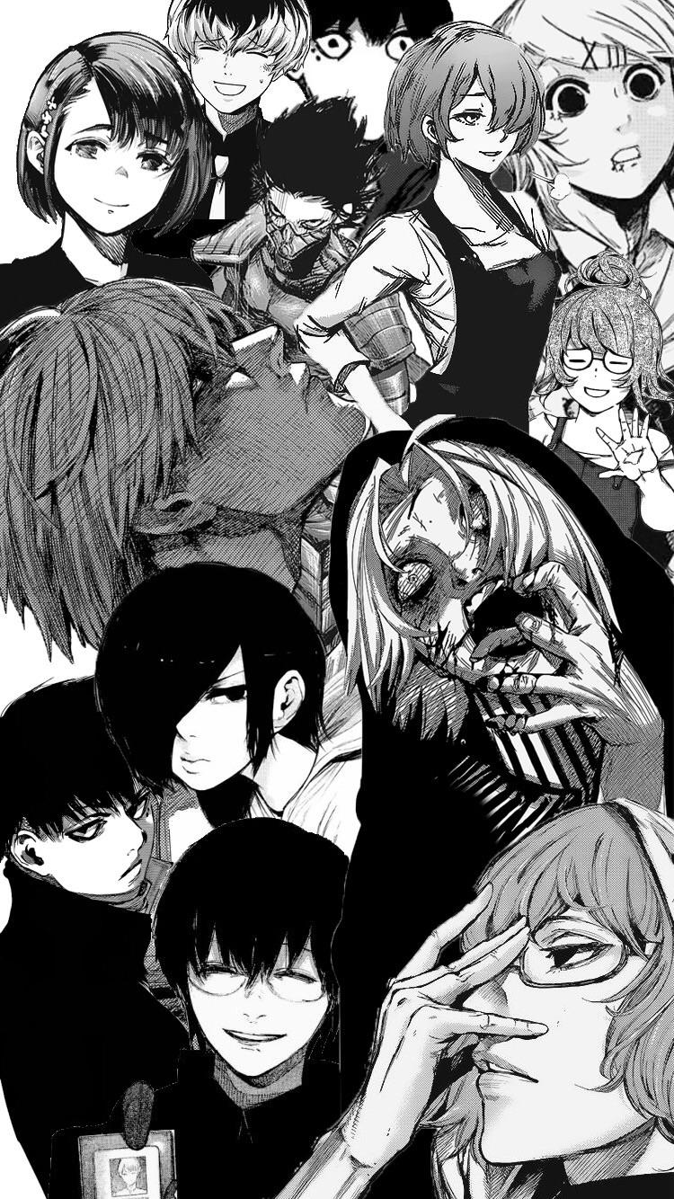 Tokyo ghoul collage that fits for IPhone lock screens rTokyoGhoul 750x1334