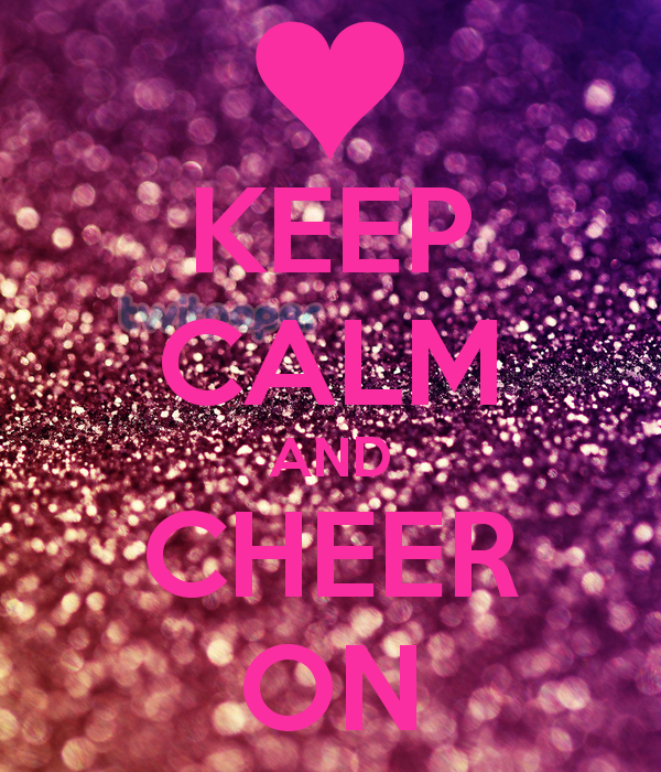 keep calm and cheer on wallpaper