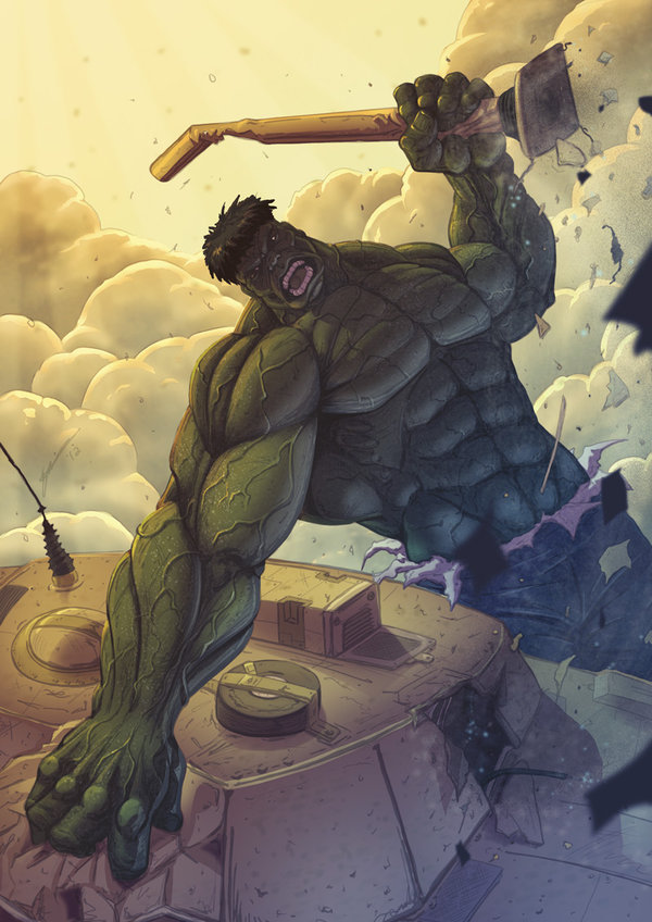 Hulk Smash Tear Rip By Juggertha