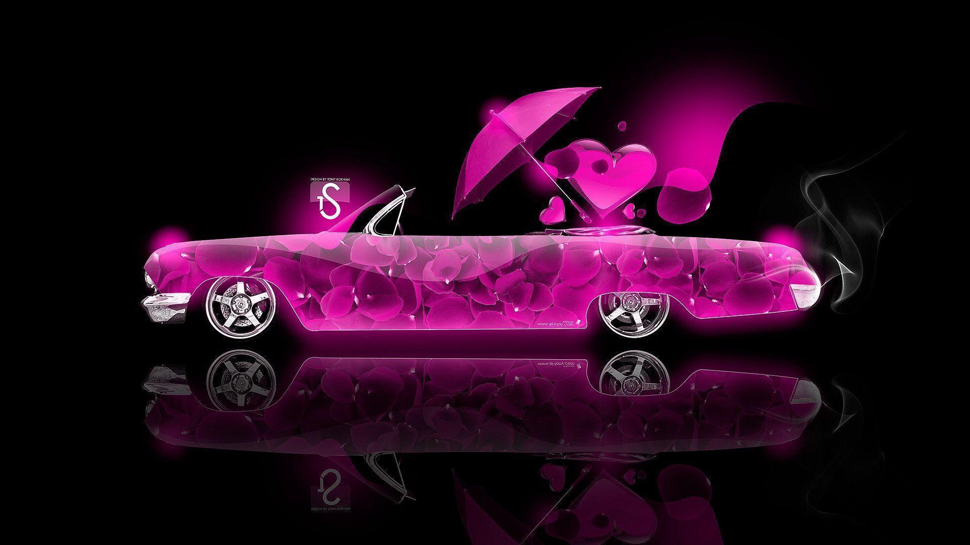 Pink Cars Wallpaper