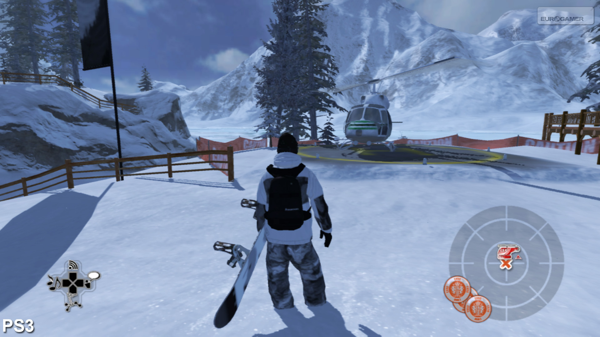Snowboarding Desktop Wallpaper Of Video Game