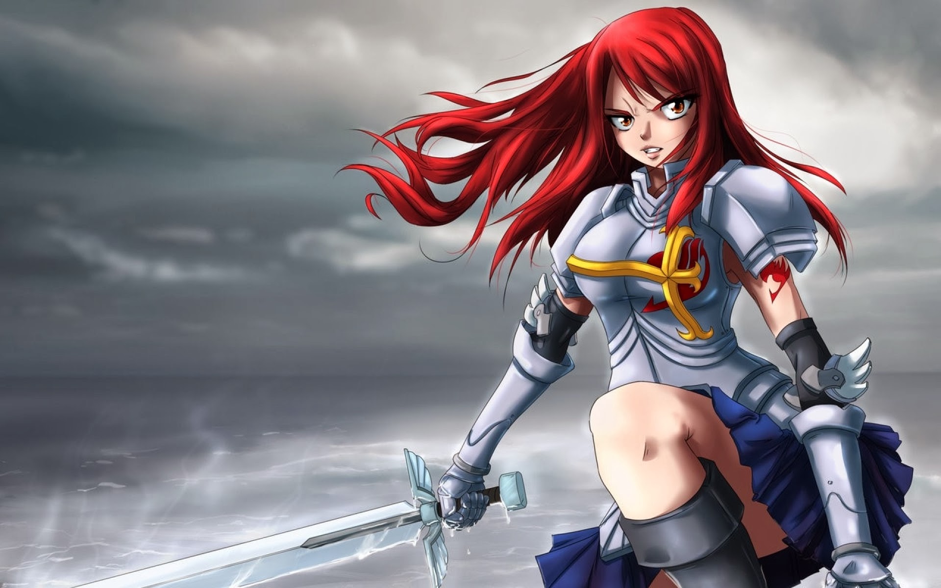 Hd Erza Scarlet Armor Free HD Wallpapers   ImgHD Browse and
