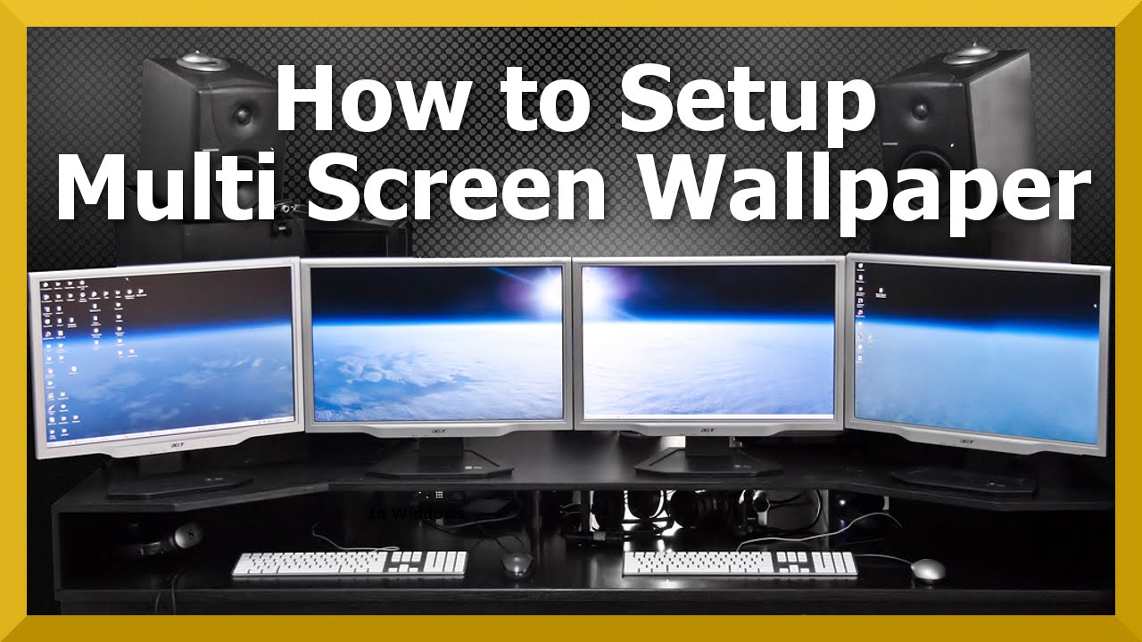 Free download TUTORIAL Multi Monitor Wallpaper How to Guide [1280x720] for  your Desktop, Mobile & Tablet | Explore 59+ Multiscreen Background |  Multiscreen Wallpaper HD, Multiscreen Wallpaper Windows 10,