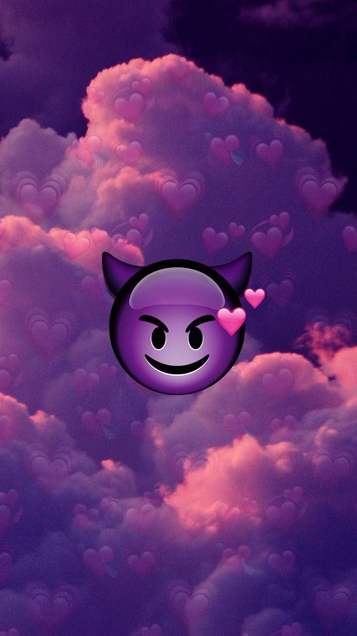 Devil Emoji Wallpaper Top Background
