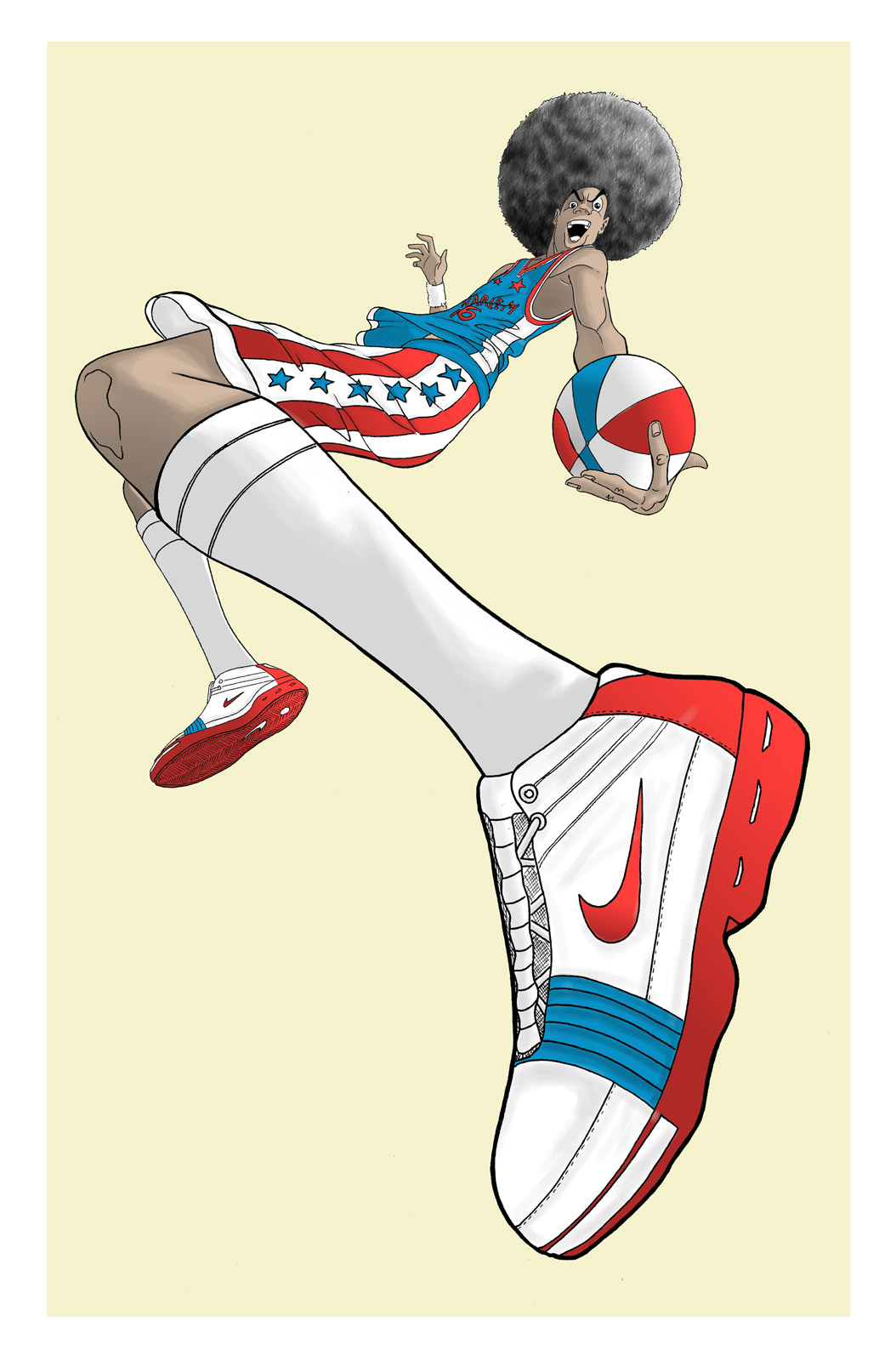 Harlem Globetrotter By Sasabralic