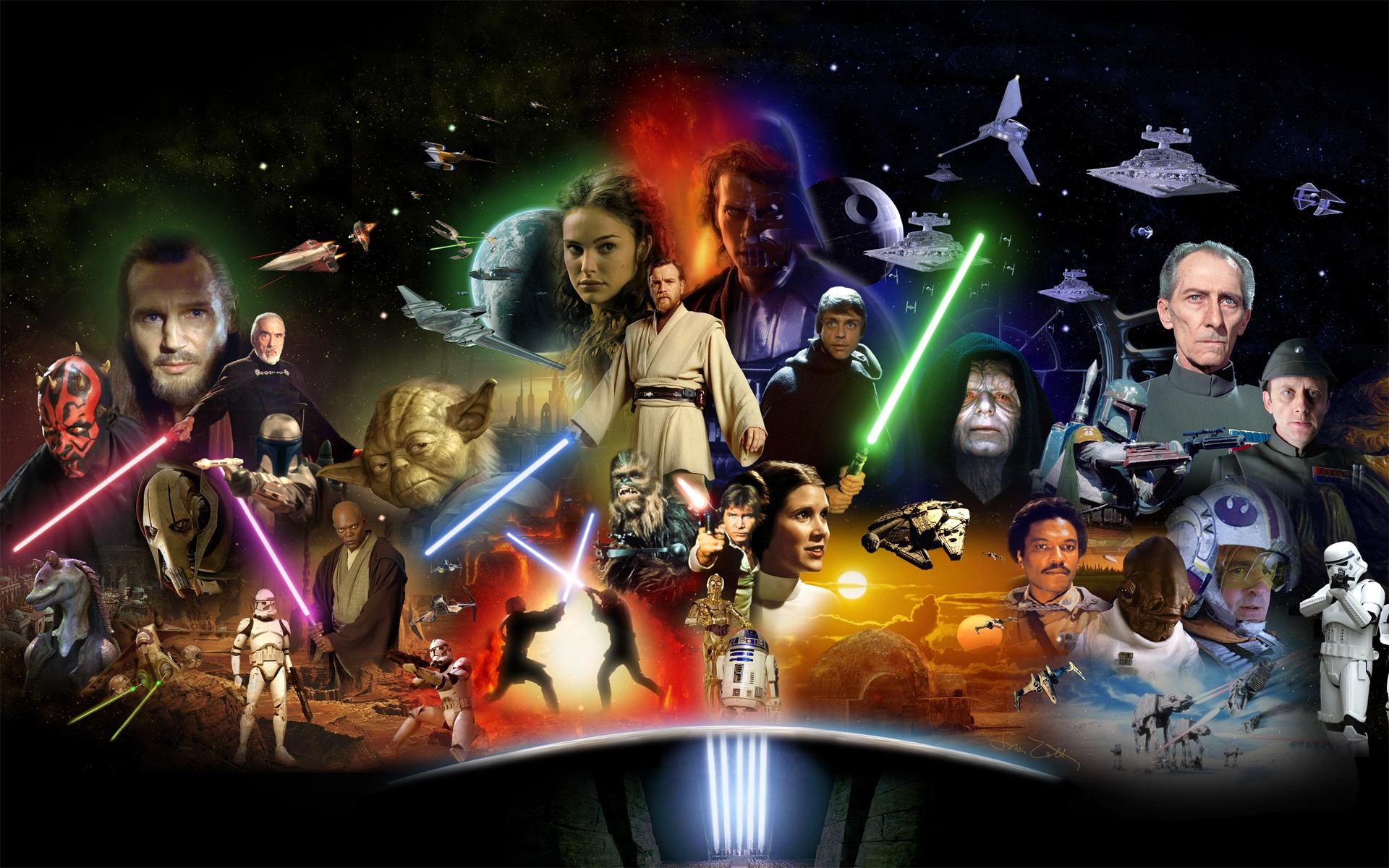 Star Wars desktop wallpaper 1920x1200