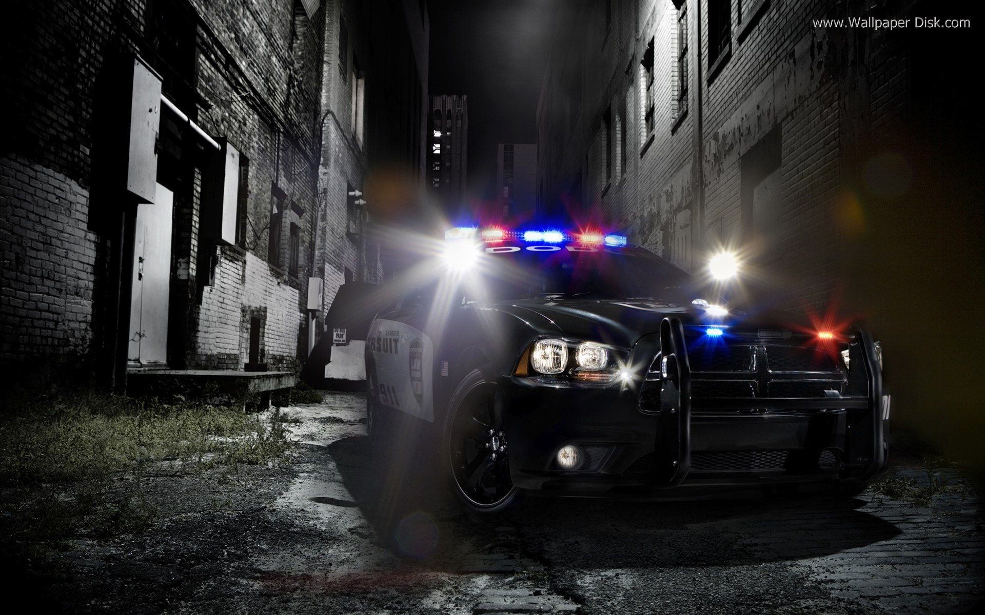 Police Thin Blue Line Wallpaper Image