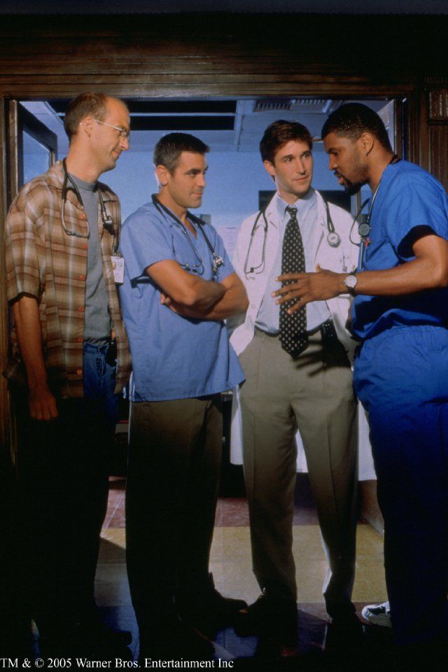 Still Of George Clooney Anthony Edwards Noah Wyle And Eriq La