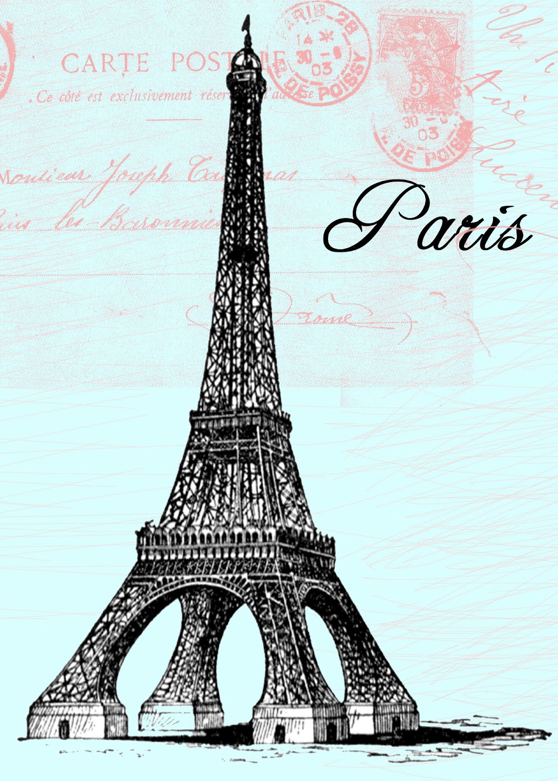  40 Vintage  Eiffel  Tower  Wallpaper on WallpaperSafari
