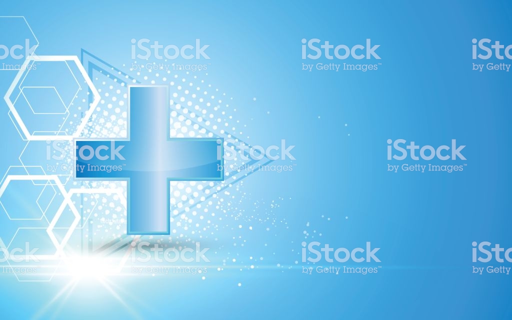 Abstract Hospital Clinical Health Care Concept Template Background
