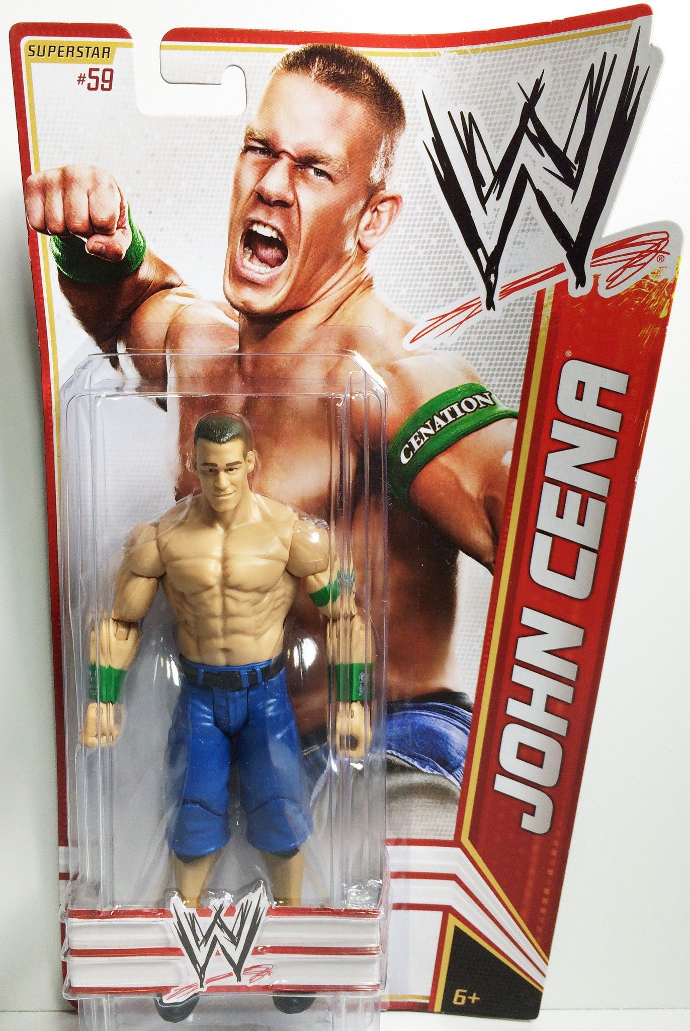 Tas031845 Mattel Wwe Wrestling Action Figure John Cena