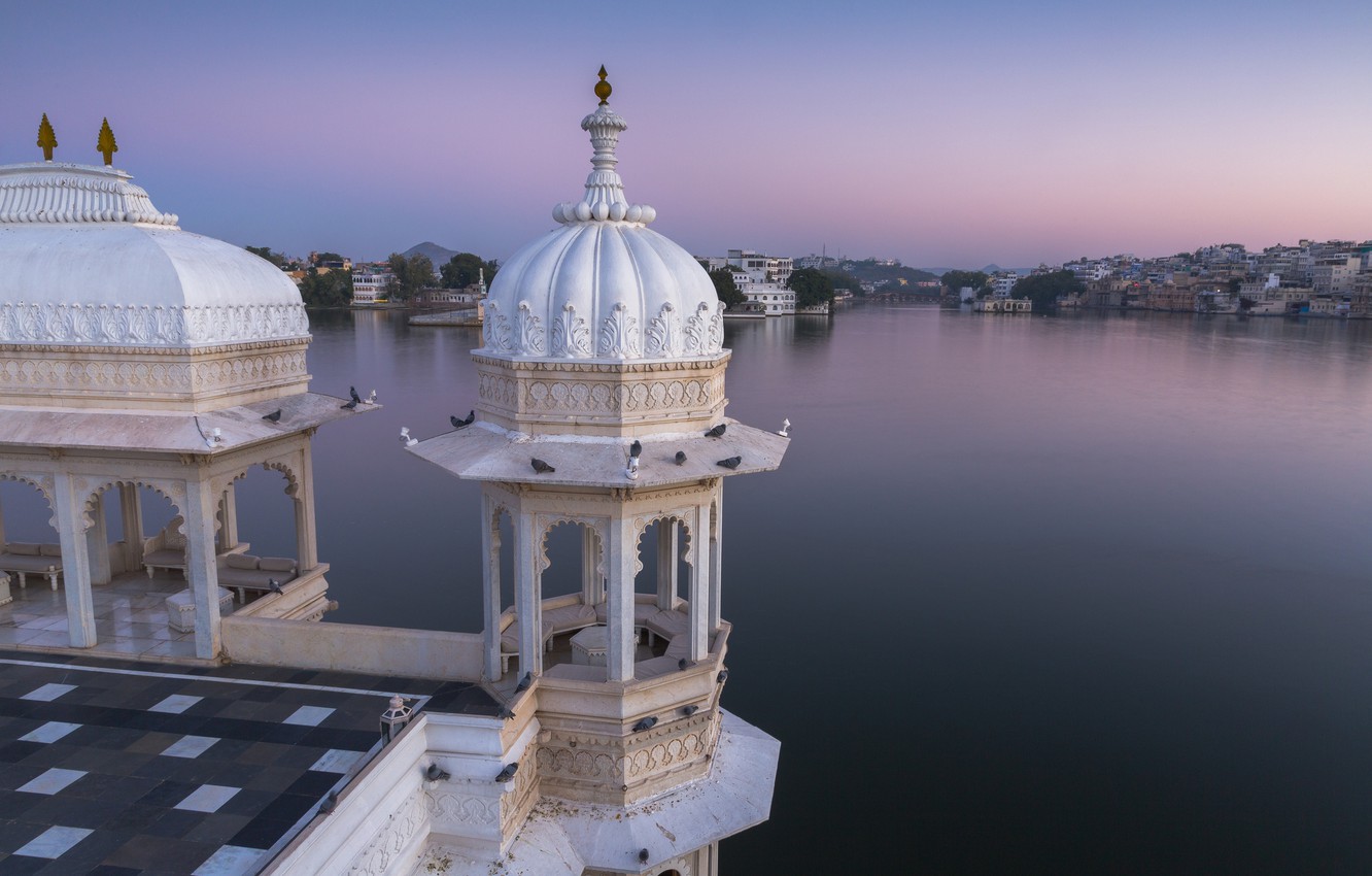 Wallpaper Lake India Panorama Palace Rajasthan Udaipur