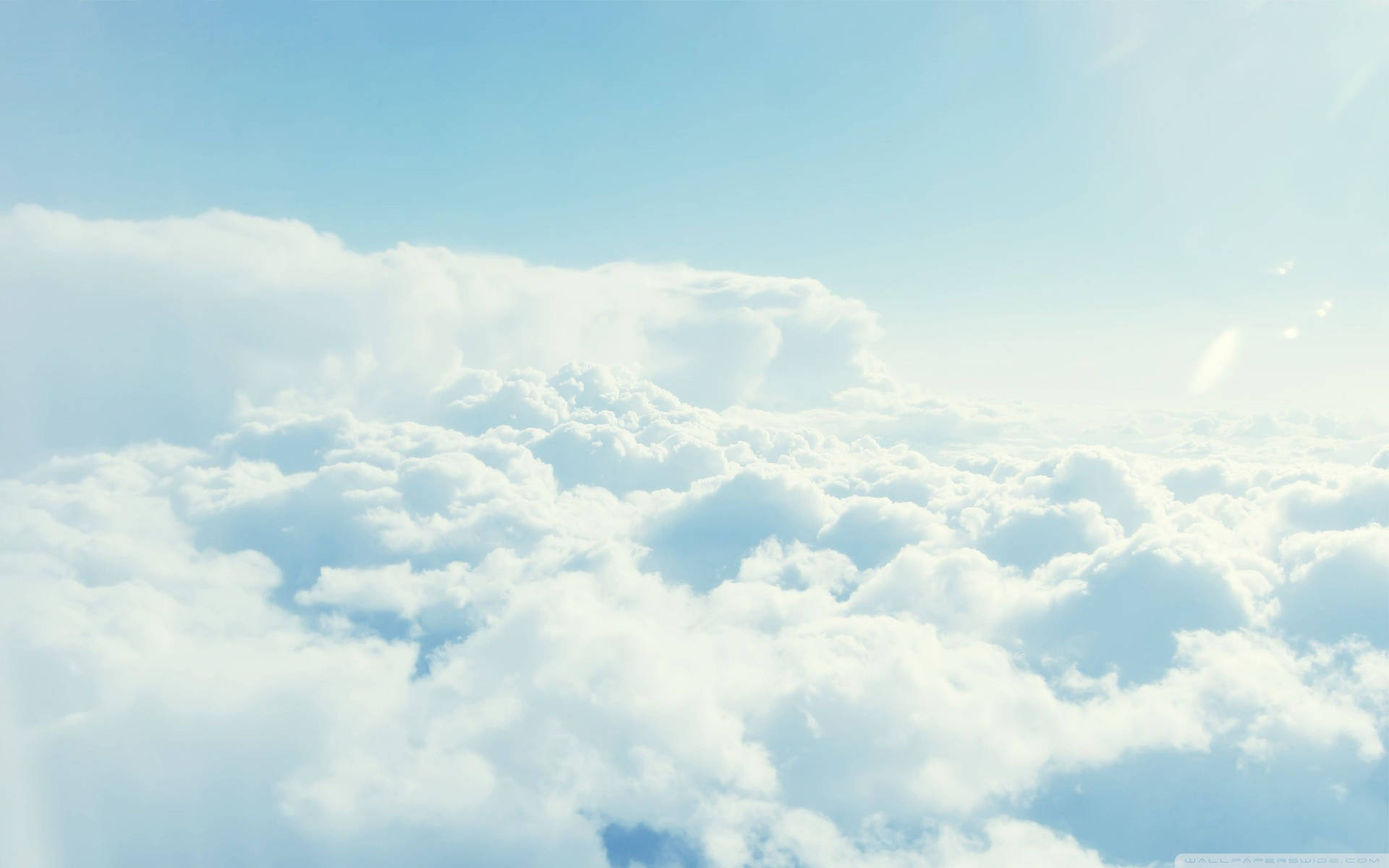 Bright Sky And Cloudy Skies Wallpaper