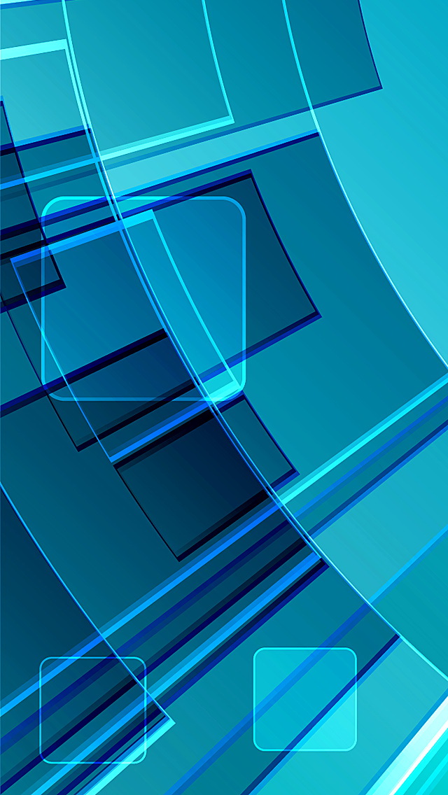 Blue Abstract Hi Tech iPhone Plus And Wallpaper