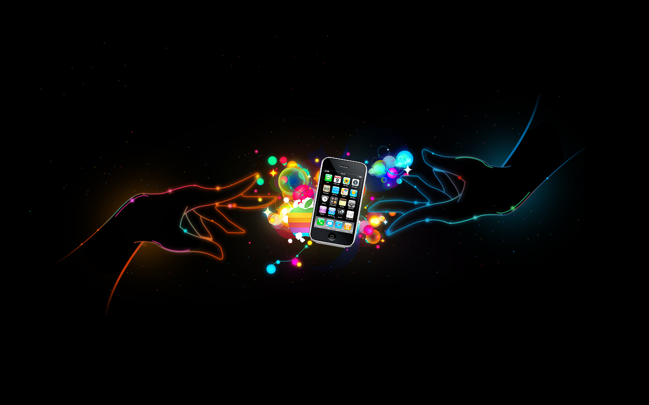 Magic Hands iPhone Desktop Wallpaper