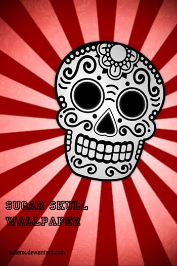 Full Wallpaper Sugar Skull