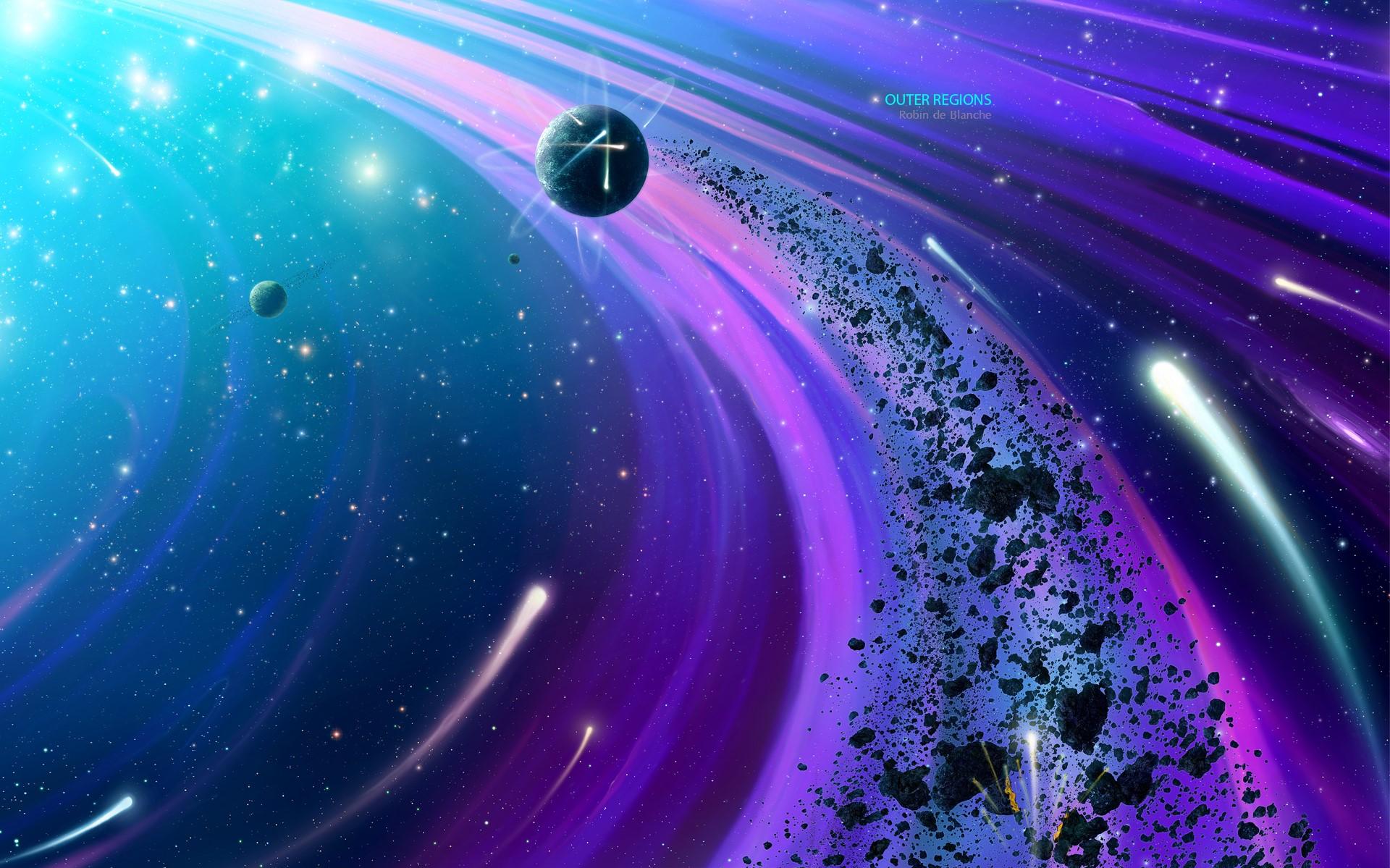 Universe Cyan 3d Space Purple Pla Rare Gallery HD