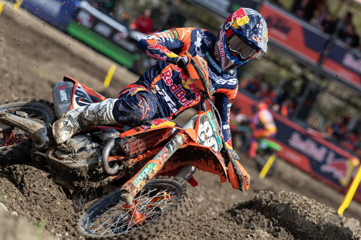 Red Bull Ktm Seize Mx2 Podium Spoils As Adamo Finishes Runner Up