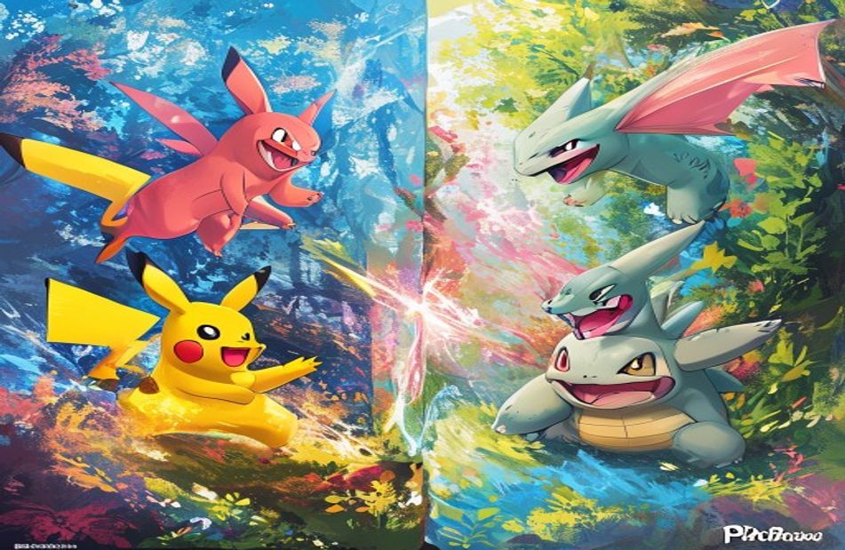 Pokemon Dual Screen Wallpaper