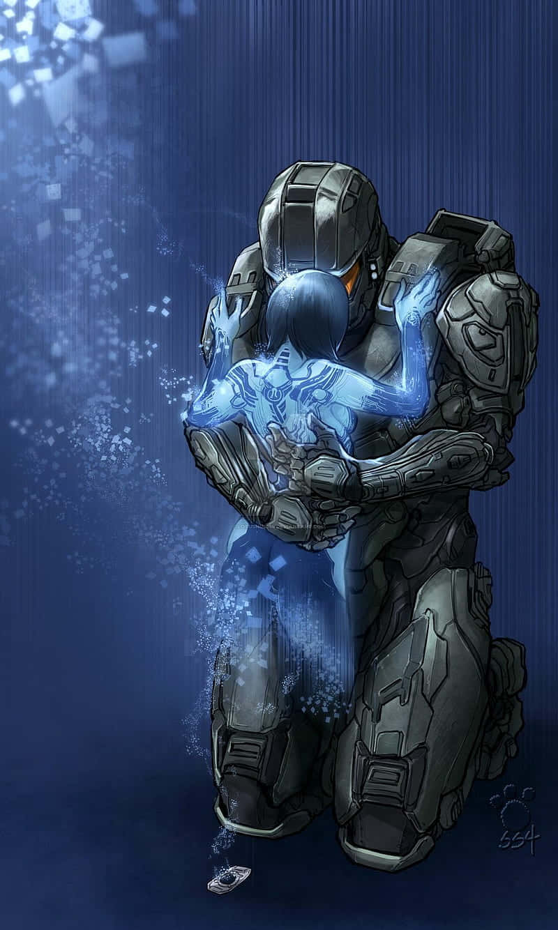 Don T Miss Your Alerts With This Master Chief Phone Wallpaper