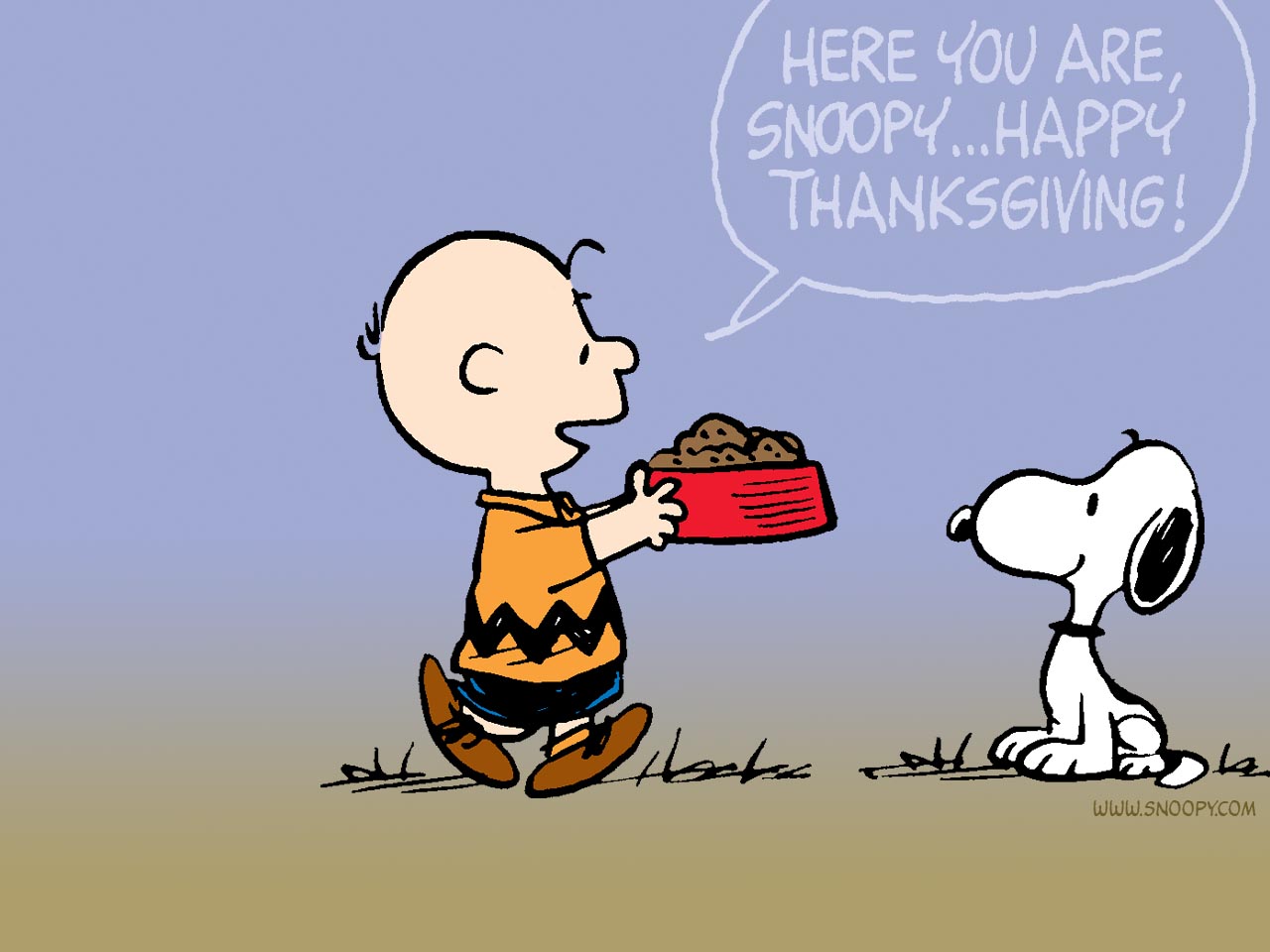Thanksgiving Peanuts Wallpaper