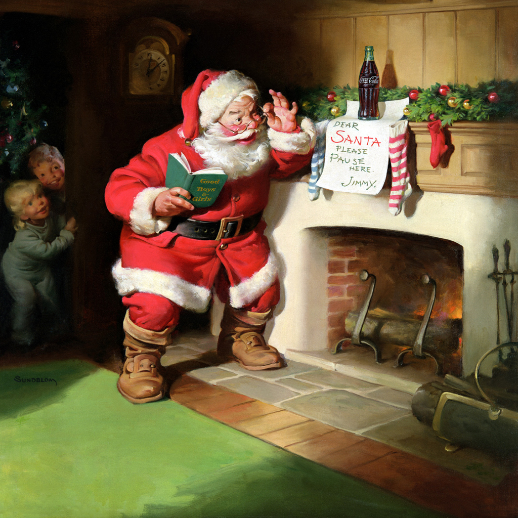 iPad Wallpaper Santa Claus
