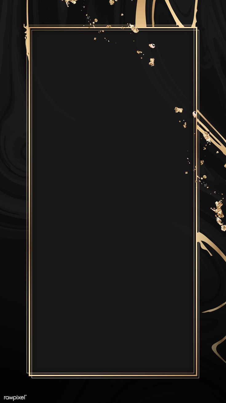 Free download Gold frame on a black fluid patterned mobile phone wallpaper  4k [735x1307] for your Desktop, Mobile & Tablet | Explore 31+ Golden Frame  Wallpapers | Picture Frame Background, Fatal Frame