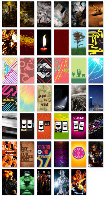 Abi Zune HD Picture Pack Wallpaper Made By