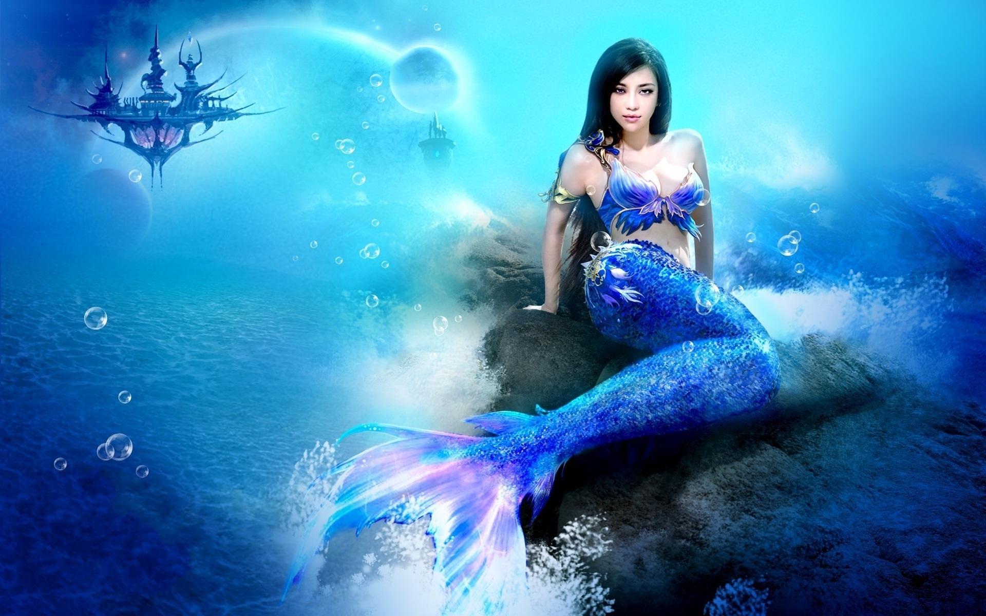 Pics Photos Wallpaper Yukirin Blue Mermaid